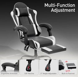 Black/white Gaming Chair