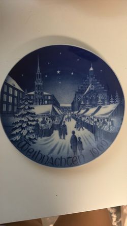 Christmas plate decor