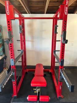 Legend Fitness Power Rack with Adjustable Bench
