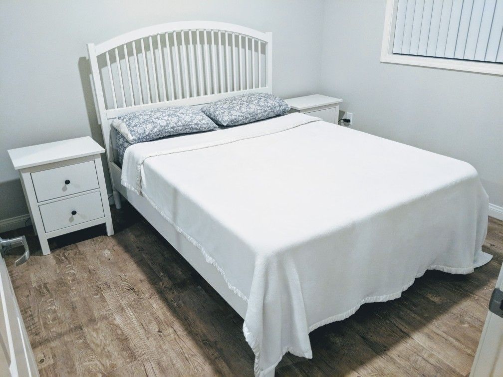 IKEA Tyssedal Queen Bed Frame (Mattress Available)