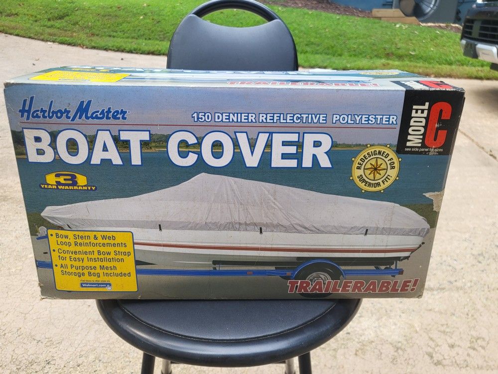 HARBOR MASTER CLASS C 20-22FT SILVER REFLECTIVE BOAT COVER●BRAND NEW●
