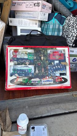 Musical Christmas Train Set in Box
