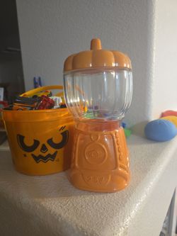 Pumpkin candy jar