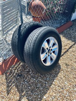 4 Ford F150 rims and tires