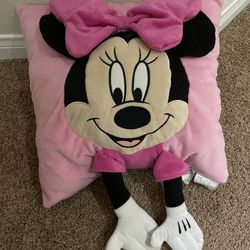 Minnie Mouse Pillow And Oversized Throw