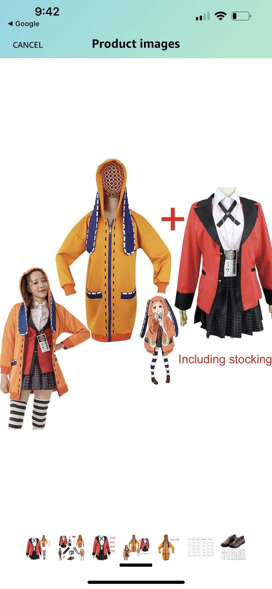 Kakegurui Compulsive Gambler Rune Runa Yomozuki Hoodie Halloween/Cosplay Costume Outfit