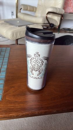 Starbucks Hawaii Tribal Sea Turtle Insulated Travel Tumbler 