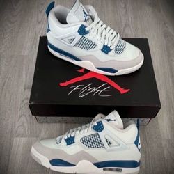 New Jordan 4 Mens 10 or 13 available Military Blue