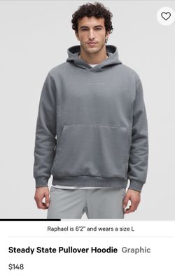 Lululemon Hoodie Grey For Men