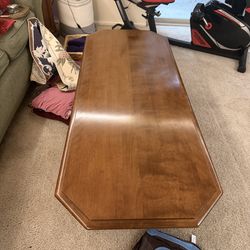 Ethan Allen Solid maple coffee table