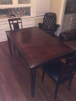 Thanh Phu Phat Furniture Dining Table Set With Leather Chairs Foam Pad For Sale In San Diego Ca Offerup