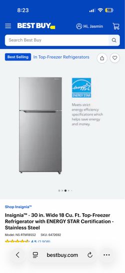 Insignia fridge
