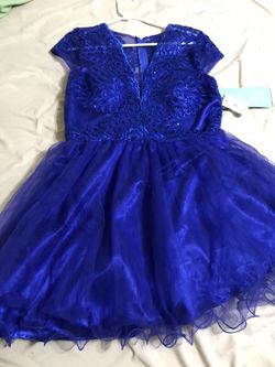 Blue formal dress
