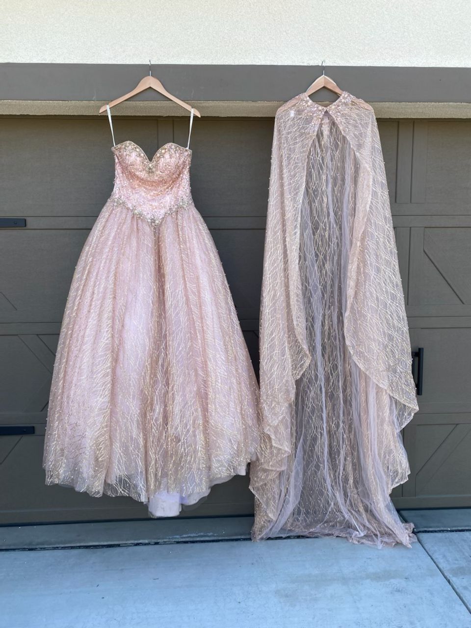 Quinceñera dress Blush/rose Gold 