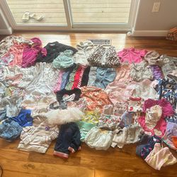 Baby/toddler Girl Clothes Lot 12m-2T