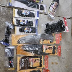 Hair Braids, Ponies, and Weave. 