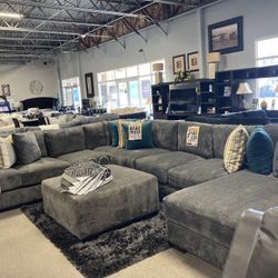 4TH OF JULY SALE🚨‼️ Grey Big Family Sectional🩶✨ $3,999