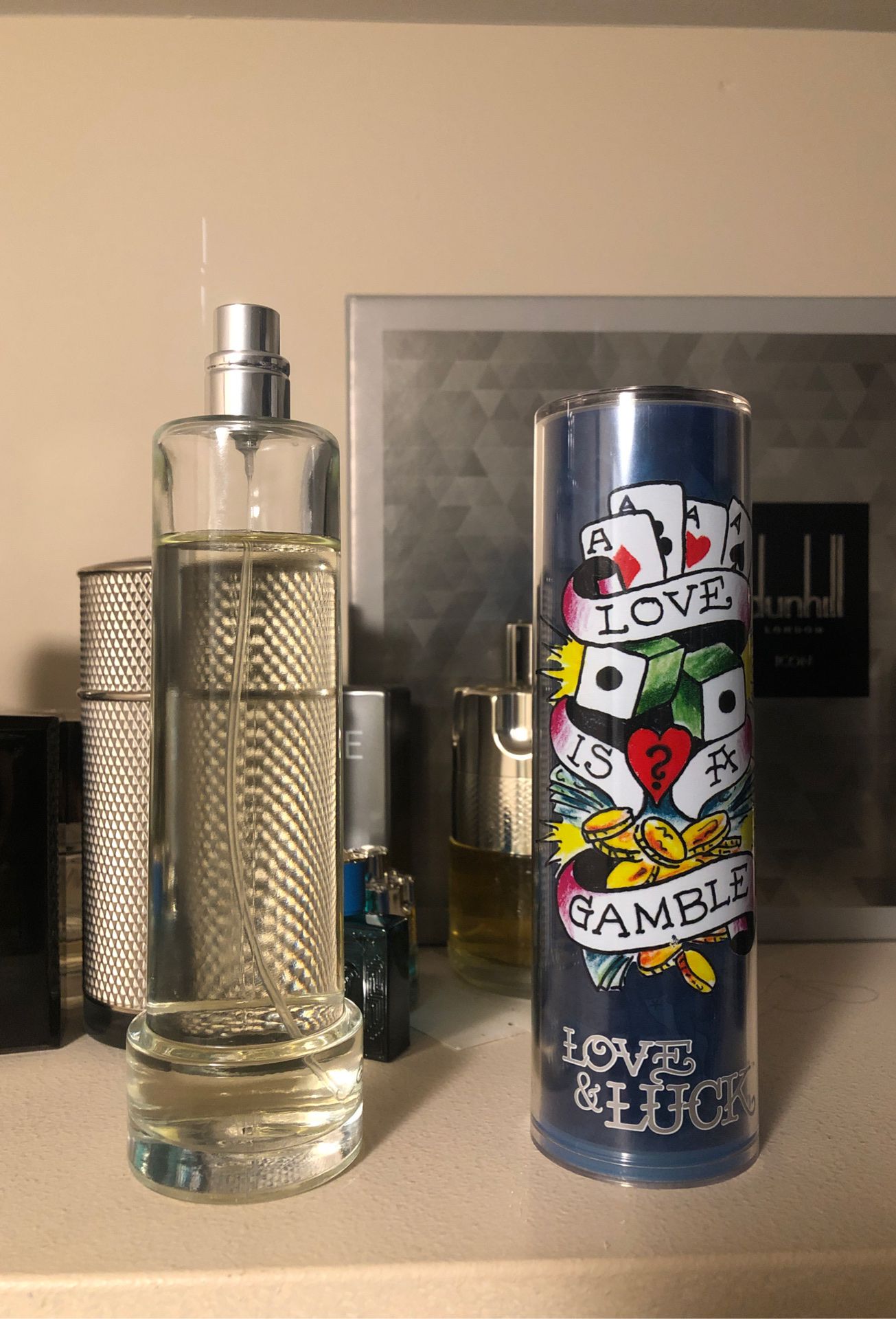 Men’s cologne/fragrance “Ed Hardy Love is a gamble”