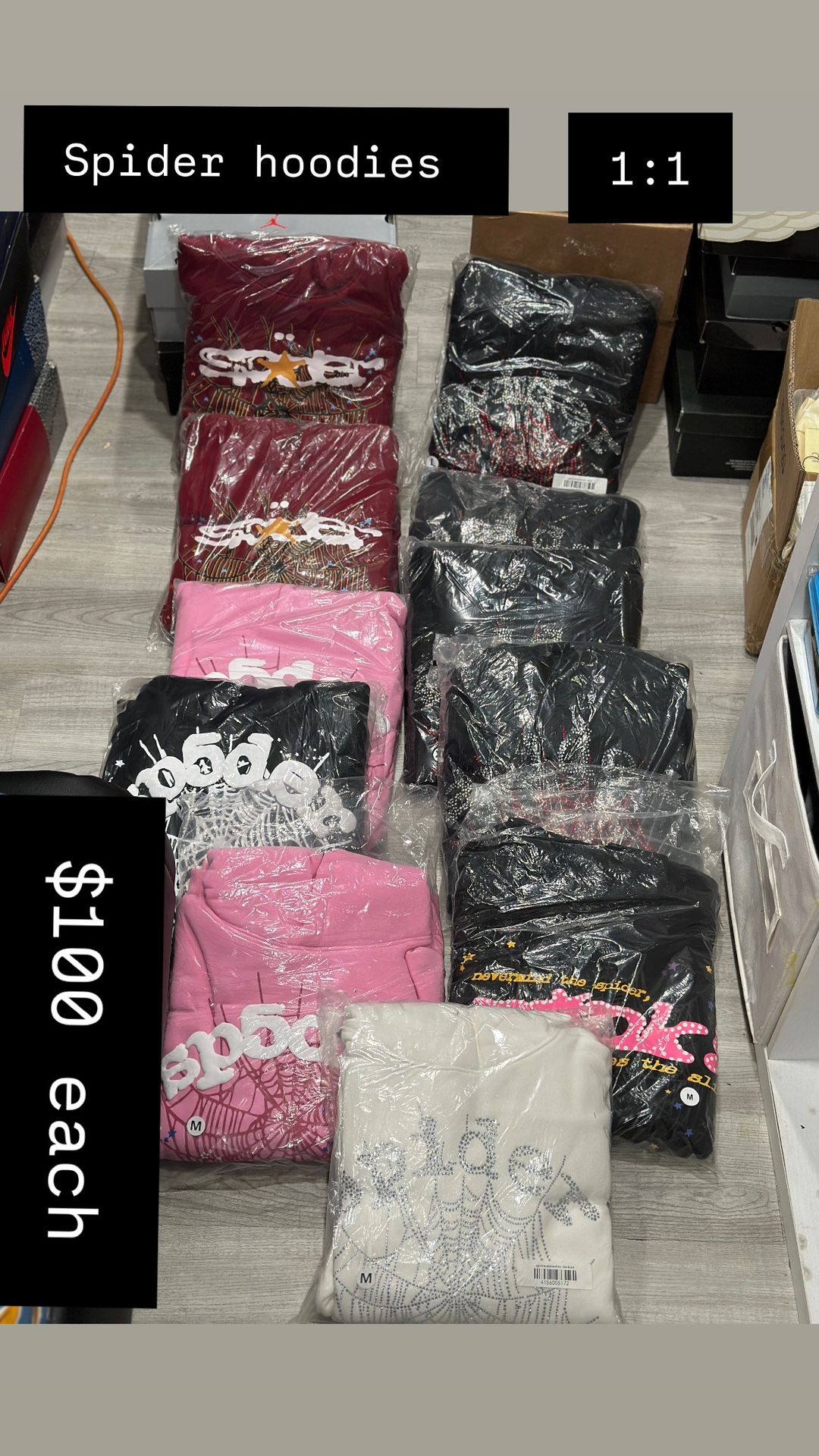 Spider Hoodies 1:1