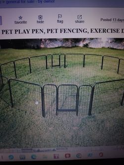New Pet Playpen, Pet Fencing, Exercise Dogs / Pet Run