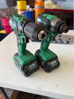 Metabo HPT 18V Drill & Impact Driver Set (2 Batteries + Charger + Bag)