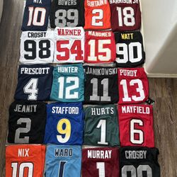 NFL JERSEYS FULLY STITCHED!