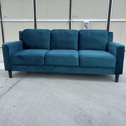 Brand New Green Velvet Sofa 