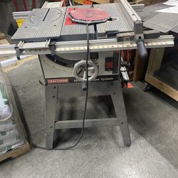 Craftsman 10” Table Saw System