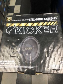 Kicker comp gold 12 on sale today for 199.98