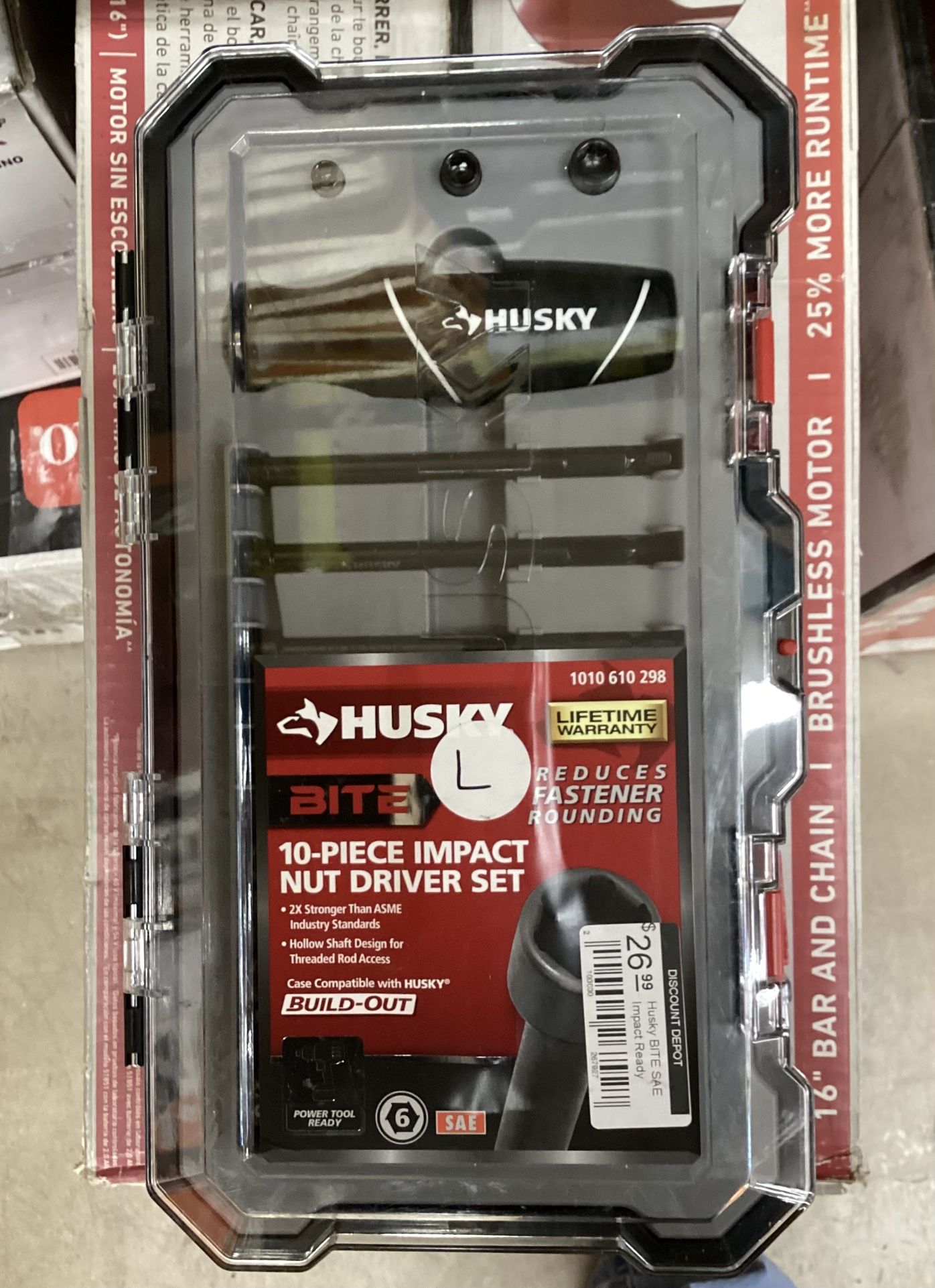Husky 10-PIECE IMPACT NUT DRIVER SET (new)