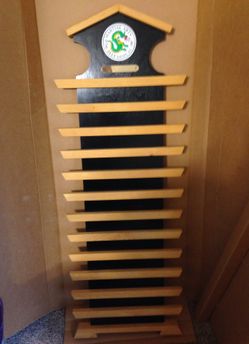 Martial Arts Karate Belt Display 44" Tall