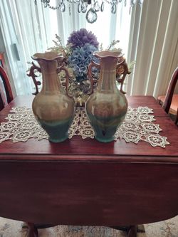 Pair Of Unique Vases