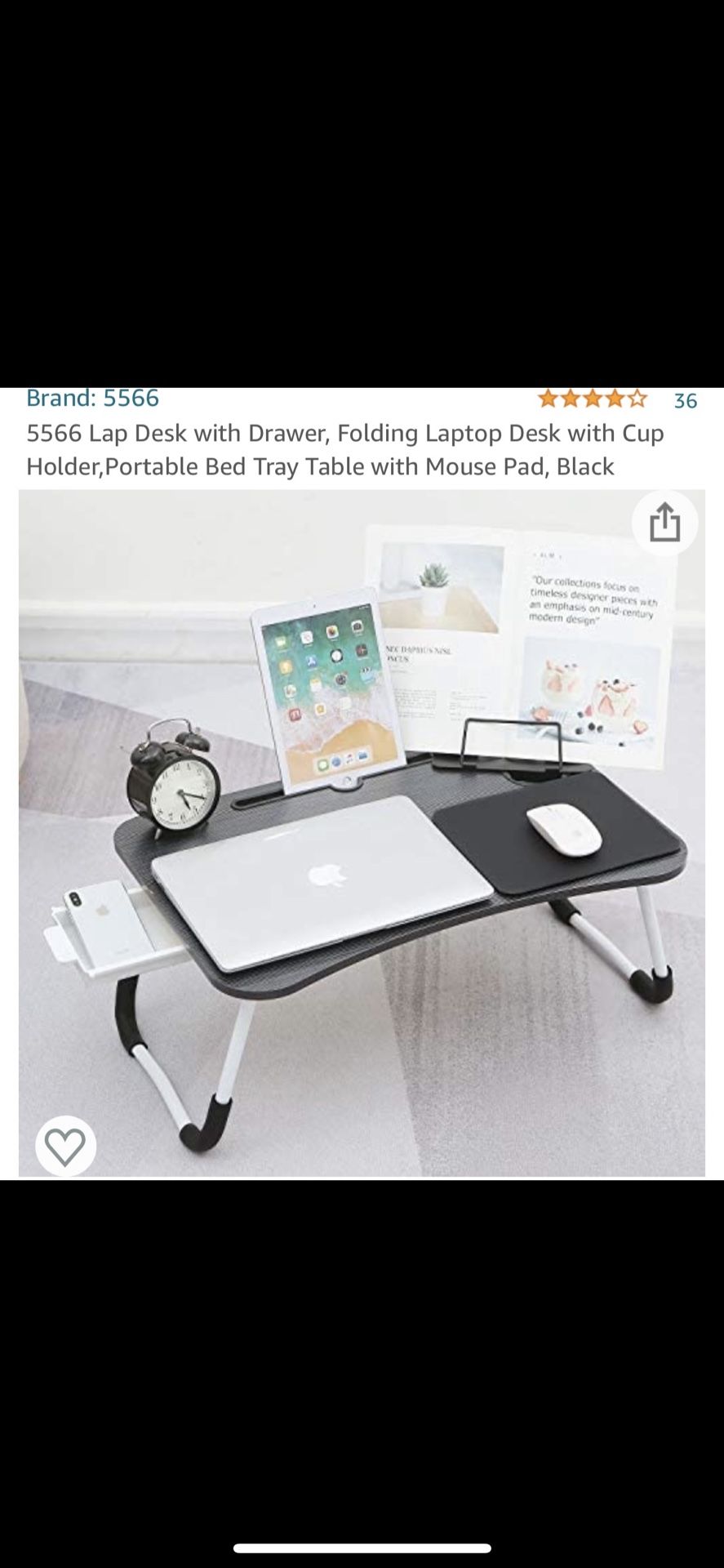 LAP DESK WITH DRAWER