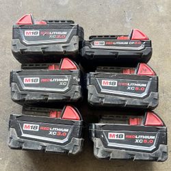 Milwaukee Batteries 