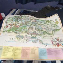 1970 Magic Kingdom Map