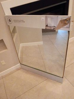 Gold boarder mirror