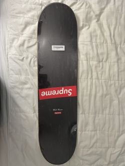 Supreme Airbrushed Floral Skateboard Deck White