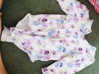 Cute purple onesie long sleeve