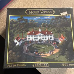 Mount Vernon 500 piece puzzle