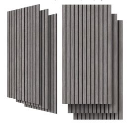 ACOUSTICS 5 Packs Acoustic Panel,47.2 x 23.6 Inches Decorative Sound Proof Panel for Office,Home Theater,Studio,Grey
