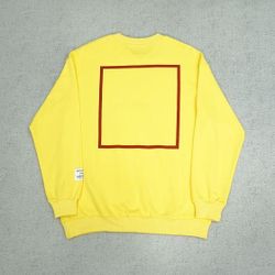Gallery Dept Musique Crewneck Sweatshirt Yellow