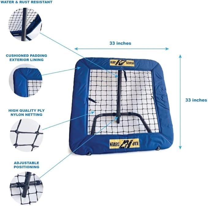 KAP7 Water Polo Rebounder - Durable and Weather Resistant Bounce Back Net, Ball Rebounder for Water Polo, Lacrosse, Soccer