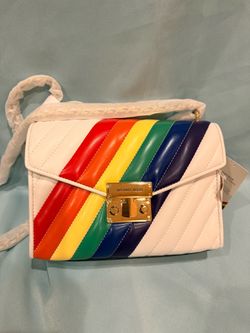 Michael Kors Rainbow Quilted Crossbody Bag new with tags