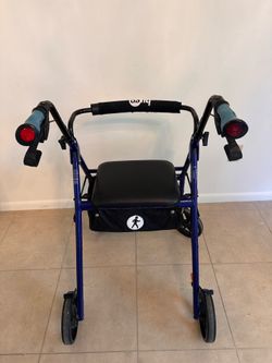 Hugo Elite Rollator Walker with Seat & Original Manual