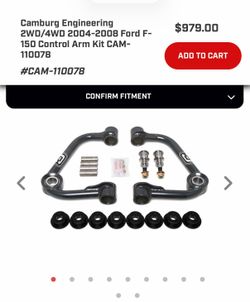 Camburg Engineering 04-08 Ford F-150 Control Arm Kit