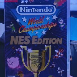 Nintendo world Championships Nes edition game