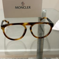 BRAND NEW | MONCLER | OME2007 | HAVANA HONEY | ROUND OPTICAL GLASSES