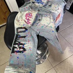 Brand New GFTD Jean Jacket “ Chris Blue 