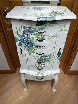 Hand Painted Jewelry Cabinet (furniture)