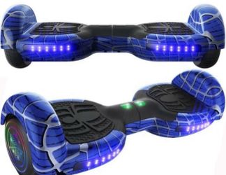Hoverboard Self Balancing Scooter 6.5" Two-Wheel Hoverboards with Bluetooth Speaker and LED Lights... Working perfectly nes in condition